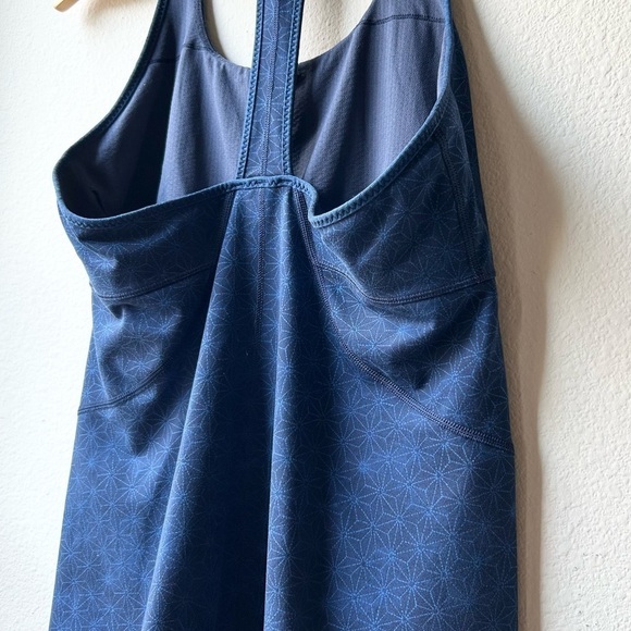 Lululemon Power Up Tank II Sashico Star Inkwell Rugged Blue Black Sz 12 - Picture 11 of 15